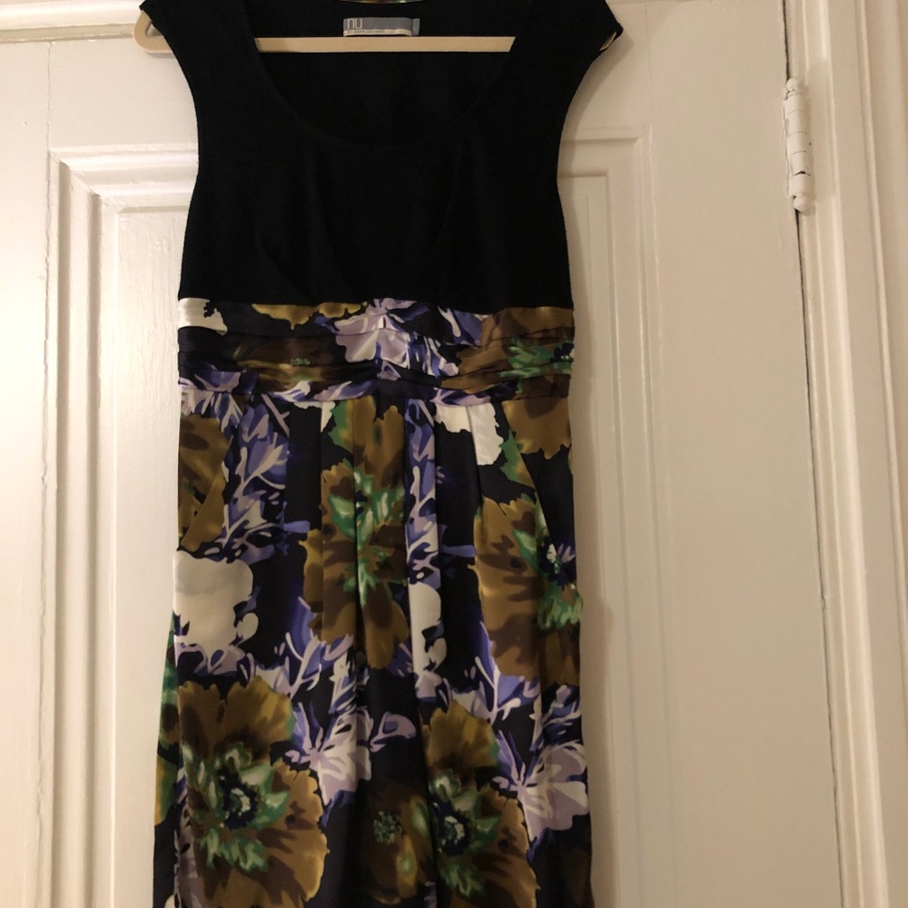 Nu by Mark Anthony Silk Floral Dress